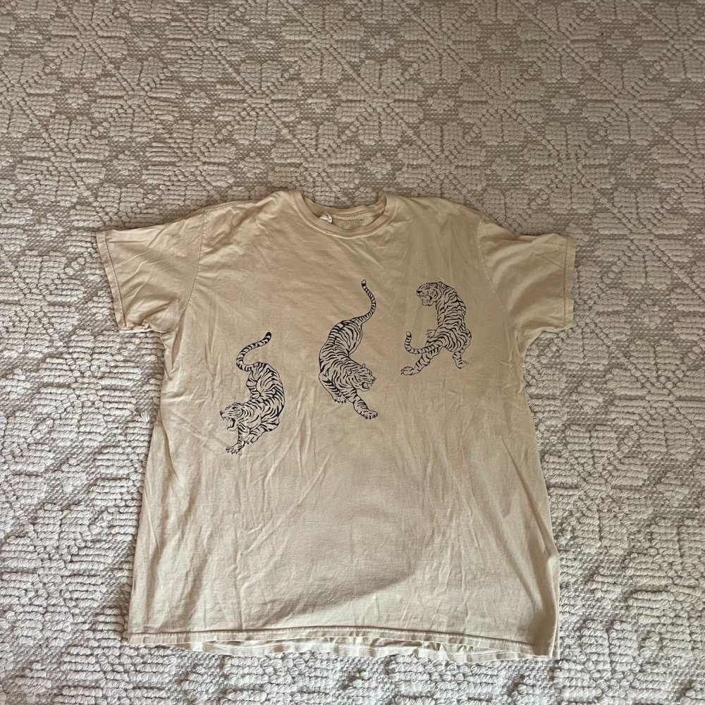 Urban Outfitters Project Social Tiger Overdyed T-Shirt Dress